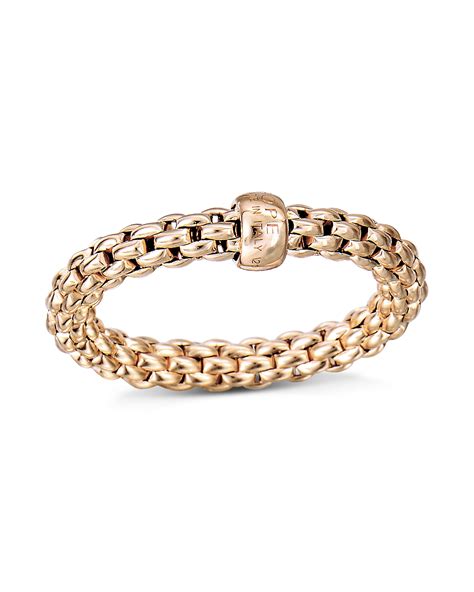 Rose Gold Flexit Essential Ring By Fope Turgeon Raine