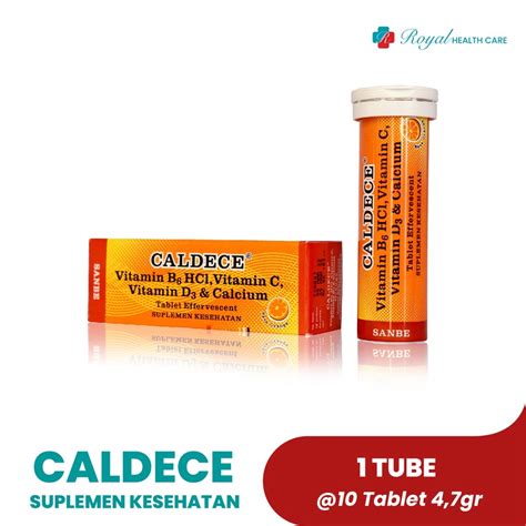 Jual Caldece Tube 10 Tablet Vitamin And Suplement Untuk Kesehatan Tulang