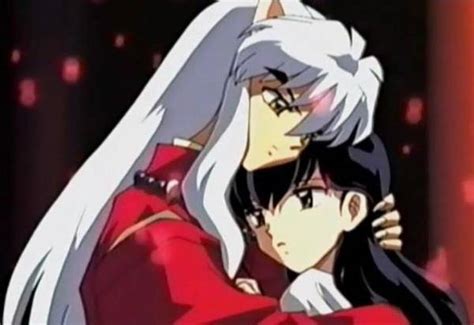 Animated Wallpaper: inuyasha and kagome kiss