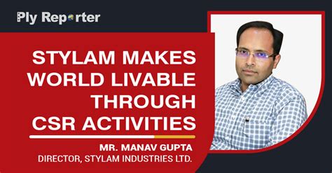 Stylam Makes World Livable Through Csr Activities