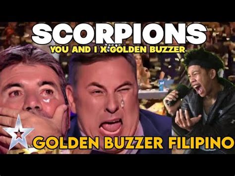 Filipino Contestant Makes Judges Cry With Amazing Singing Of Scorpions