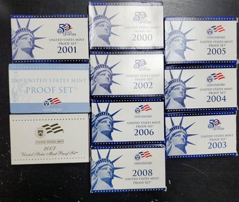 10 U.s. Proof Sets