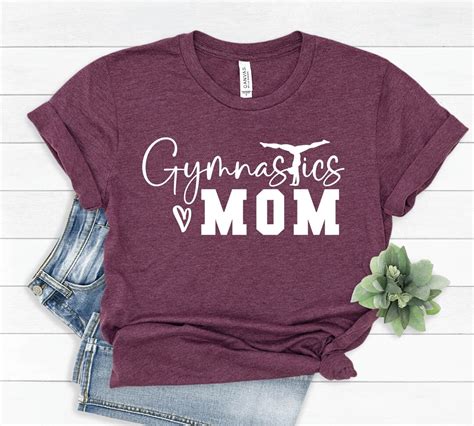 Gymnastics Mom Gymnastics Shirts Gymnastics Mom T Etsy