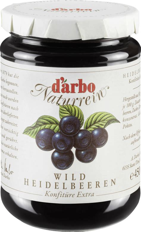 Darbo Konfitüre Naturrein Tiroler Heidelbeer 450 g von Edeka24 für 4 29