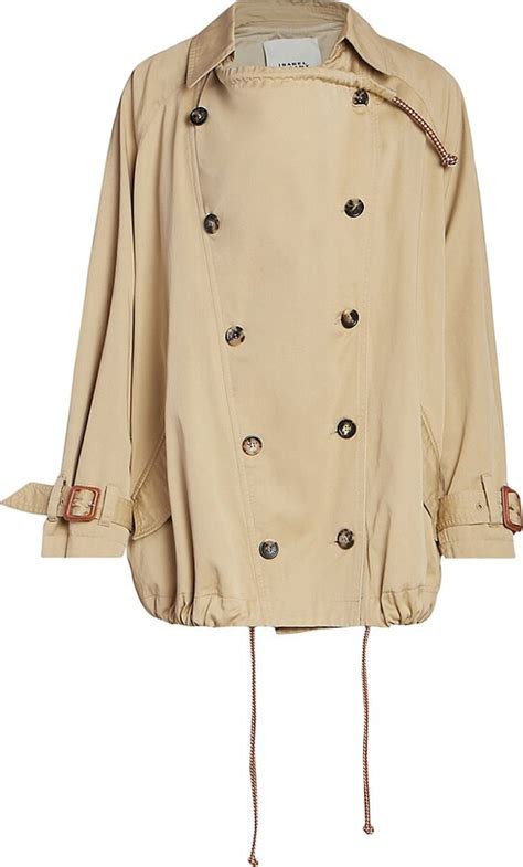 Isabel Marant Dusika Trench Jacket Shopstyle Coats