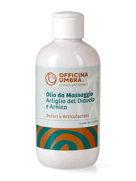 Olio Da Massaggio Artiglio Del Diavolo E Arnica Di Officina Umbra