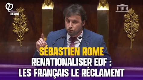 Les Français réclament la renationalisation d EDF Sébastien Rome