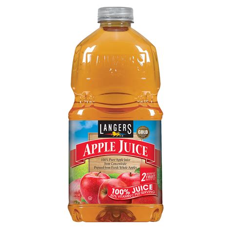 64oz 100 Apple Juice Langer Juice Company