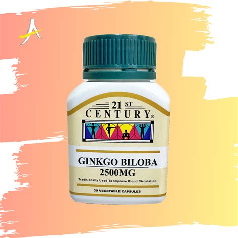 St Century Ginkgo Biloba Mg Vegetable Capsules Shopee Malaysia