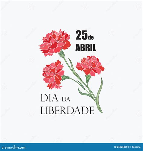 Portugal Freedom Day 25 April Nacional Holiday Of Red Carnation