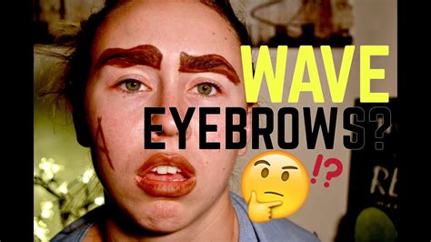 Doing The Wave Eyebrow Trend Samantha Wicks Youtube