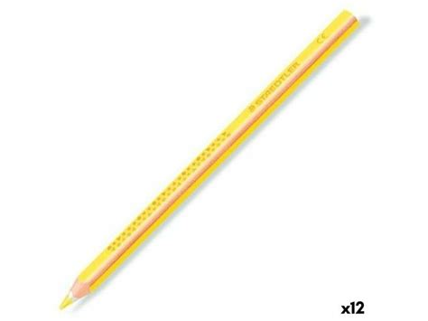 Crayons de couleur staedtler jaune 12 unités Conforama