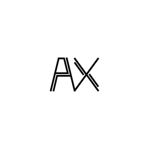 Premium Vector Ax Monogram Logo Design Letter Text Name Symbol