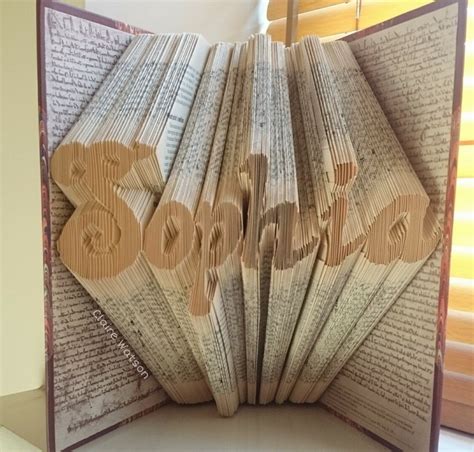 Book Folding Pattern Alphabet Full Alphabet Alphabet 15 Etsy