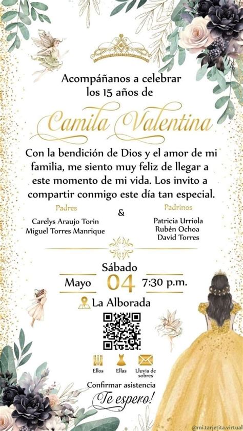 Pin By Nadya Dora On Guardado R Pido In Quince Invitations