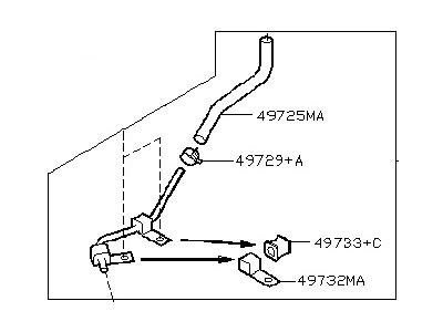 49721 9Y01A Genuine Nissan Part