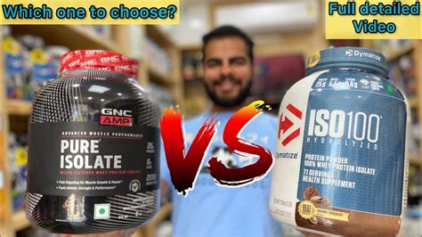 Gnc Amp Isolate Vs Dymatize Iso 100 What To Choose Full Comparision Choose Kare Best