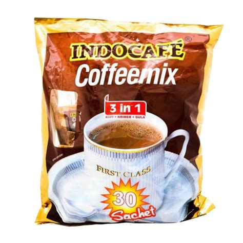 Indocafe Instant Coffee Coffeemix 3 In 1 20 Grams X 30 Sachets H2O Mart