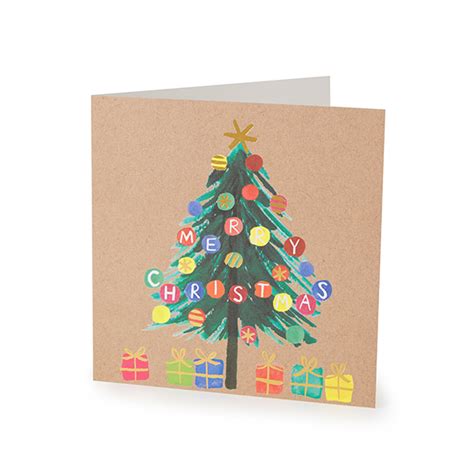 Large Christmas Tree Christmas Card 10 Pack Oxfam Gb Oxfams