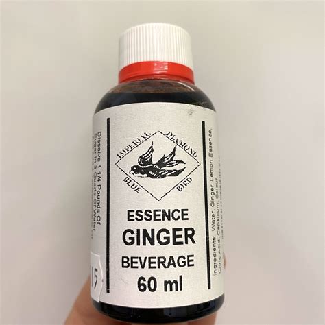 Ginger Essence 60ml Lemon And Lime Health Shoppe