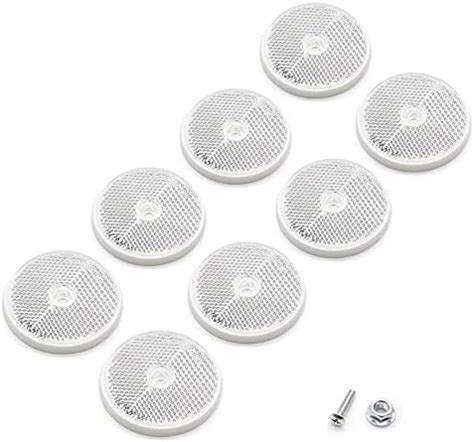 Etuker Pack Rear Reflector Round Rear Reflectors Screw On Safety