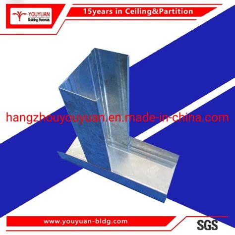 Galvanized Light Gauge Steel Ceiling Profile Drywall Extruded Metal