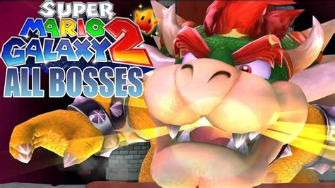 Super Mario Galaxy 2 All Bosses Youtube