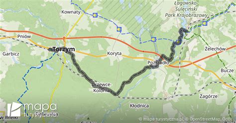 Czarny Szlak Turystyczny Ag W Torzym Mapa Turystyczna Pl