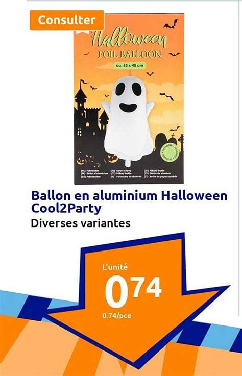 Promo Ballon En Aluminium Halloween Cool2party Chez Action ICatalogue Fr