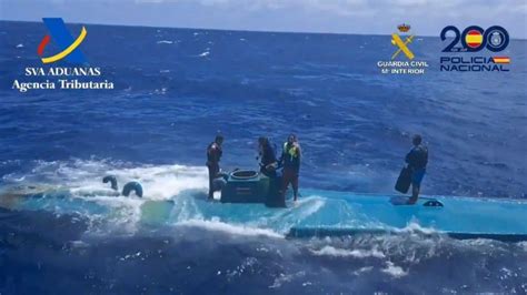 Interceptado Un Narcosubmarino Cerca De C Diz Similar A Los Localizados