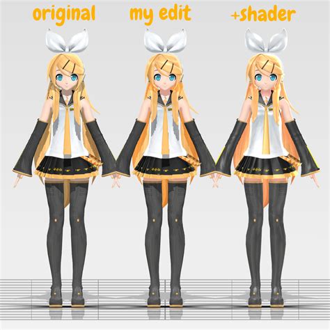 Dt Kagamine Rin Future Style Update By Kouharada On Deviantart