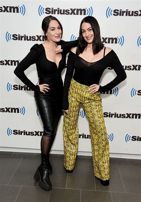 BRIE and NIKKI BELLA at Sirusxm Studios in New York 01/23/2023 – HawtCelebs