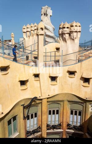 La Casa Mila La Pedrera ist ein Meisterwerk des berühmten