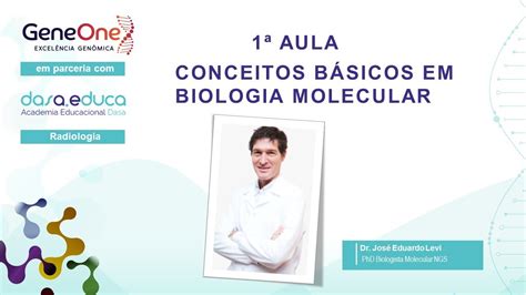 Conceitos Básicos Em Biologia Molecular Youtube