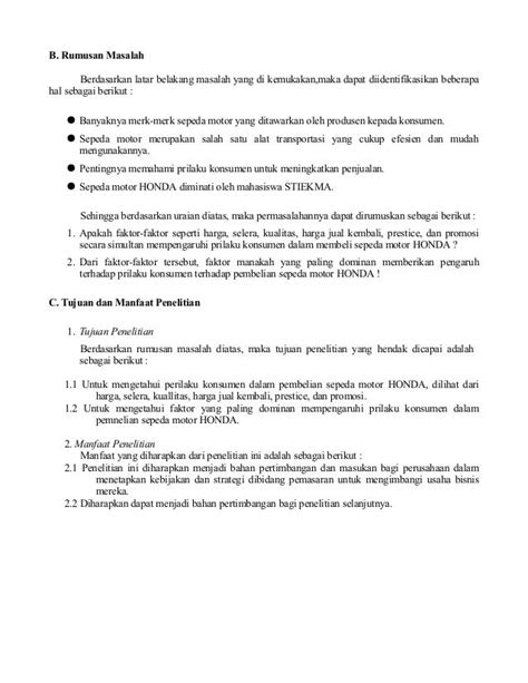 Contoh Pengajuan Proposal Penelitian