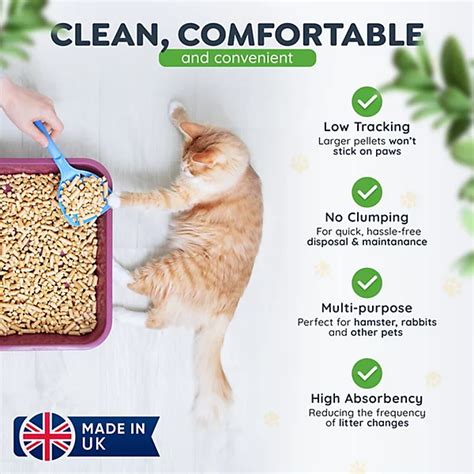 30l Premium Wood Pellet Cat Litter Biodegradable Virgin Softwood