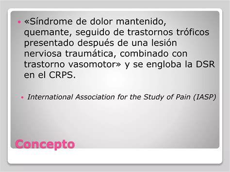 S Ndrome De Dolor Regional Complejo Ppt