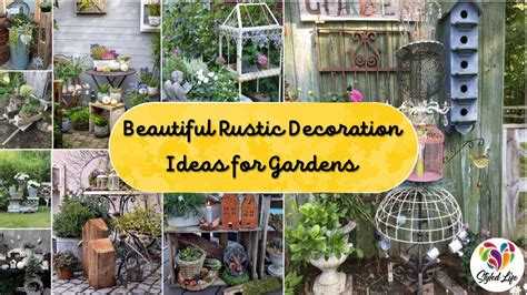 Inspiring Rustic Garden Decoration Ideas Stunning Vintage Themed