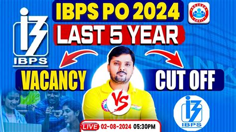 IBPS PO Vacancy 2024 IBPS PO Last 5 Years Cut Off IBPS PO Last 5