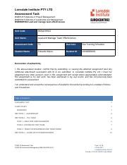 Bsbwor T Individual Pdf Lonsdale Institute Pty Ltd Assessment