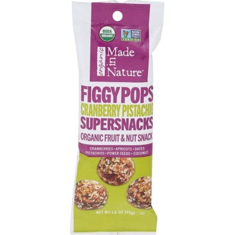 Made In Nature Cranberry Pistachio Figgy Pops Oz