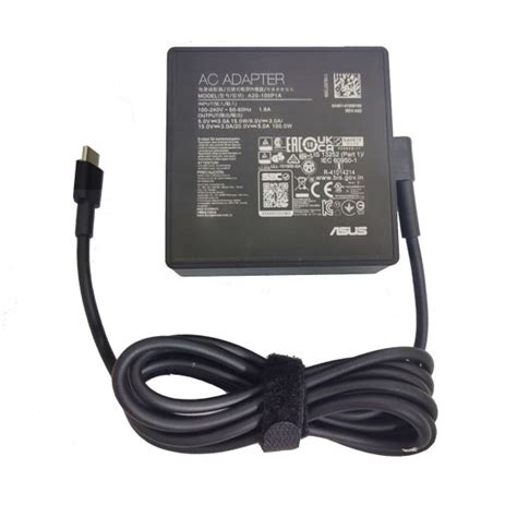 Original Polnilec Asus 100W 20V 5A USB C A20 100P1A ZenBook 14X OLED