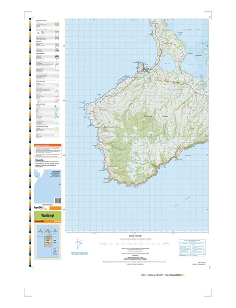 Buy CI04 - Waitangi Topo50 map