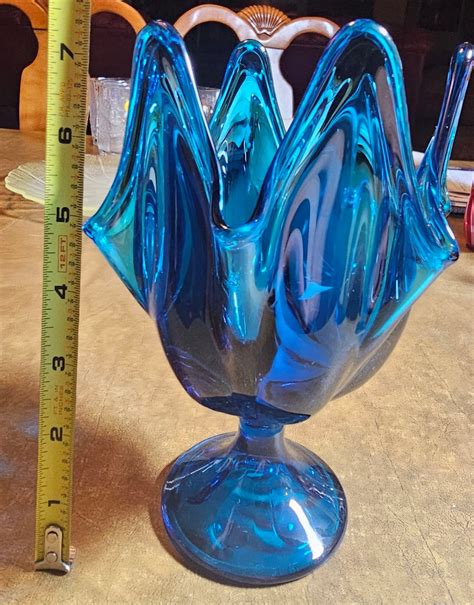 Vintage Glass Vase Etsy