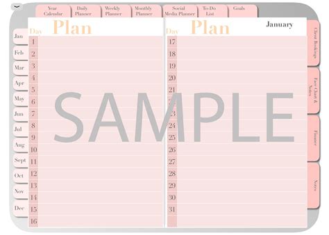 Undated Digital Planner For Goodnotes Custom Covers Templates