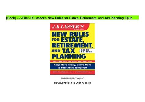 ~file Jk Lassers New Rules For Estate