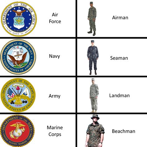 Military Uniforms By Branch