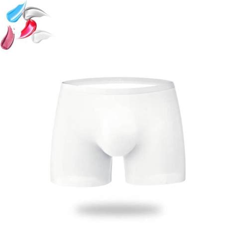 Culotte D Une Pi Ce Pour Homme Cale On Sans Couture En Soie Glac E