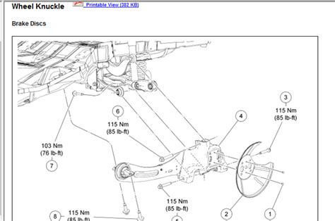 Ford Focus Rear Suspension Diagrams Q A For 2007 2012 Models