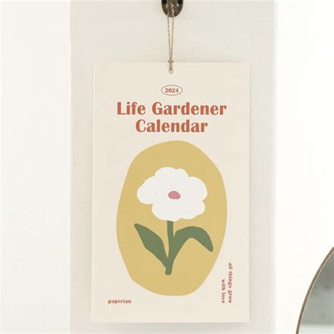 Mochithings 2024 Life Gardener Wall Calendar